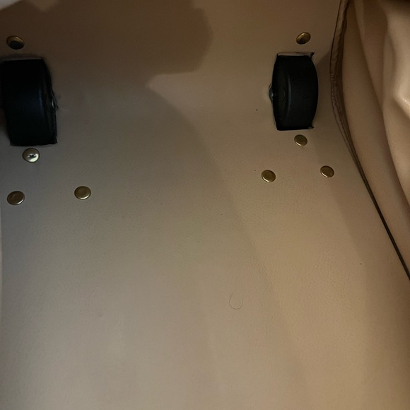 Tramontano Napoli Italian Leather Large Roller Duffel Bag Brown/Tan - Picture 11 of 16